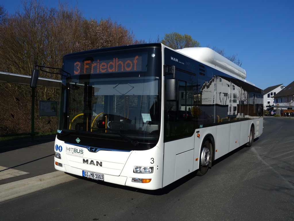 Гессен, MAN A21 Lion's City NL313 CNG № 3