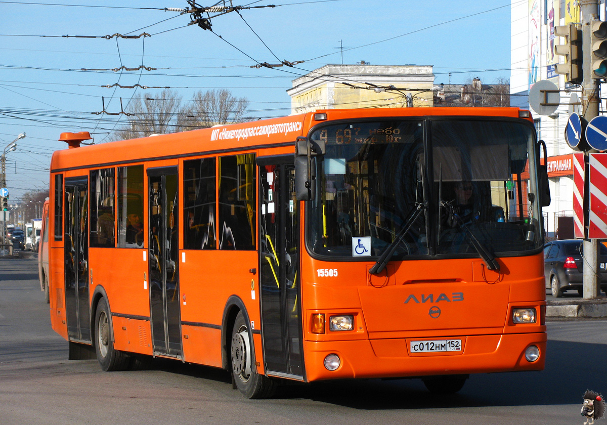 Нижегородская область, ЛиАЗ-5293.60 № 15505