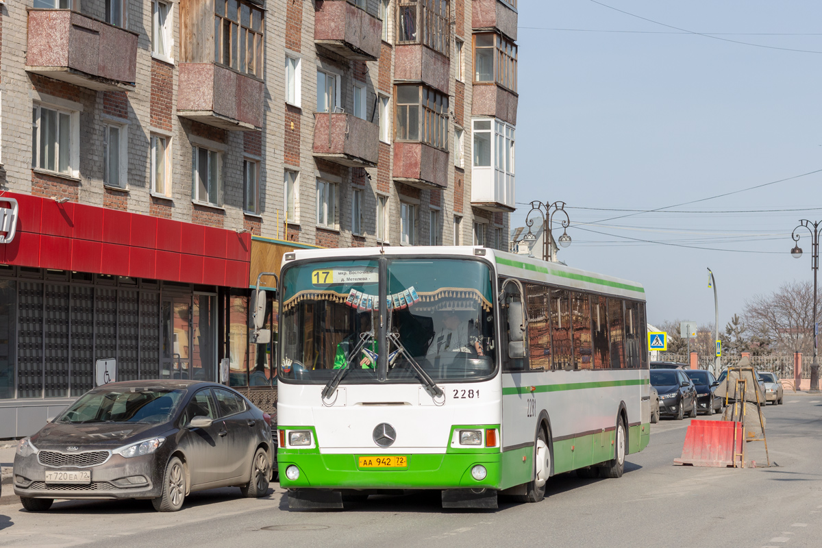 Тюменская область, ЛиАЗ-5293.54 № 2281