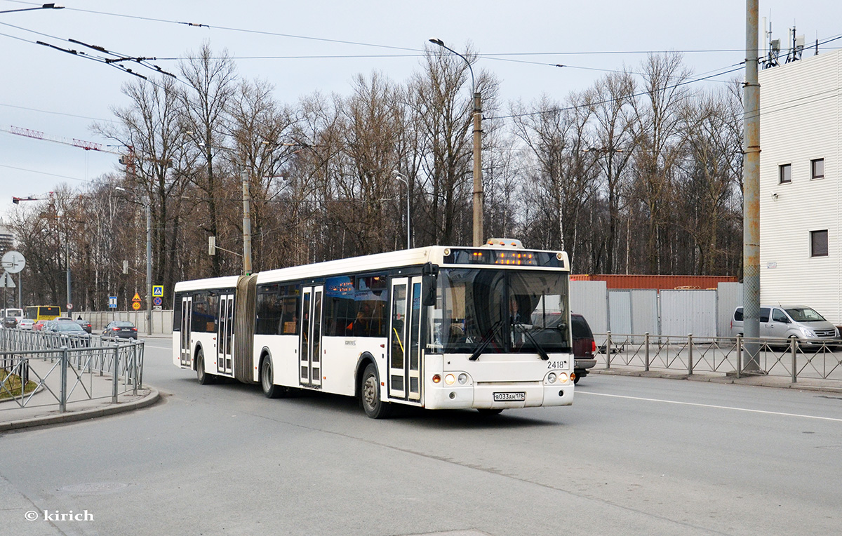 Санкт-Петербург, ЛиАЗ-6213.20 № 2418