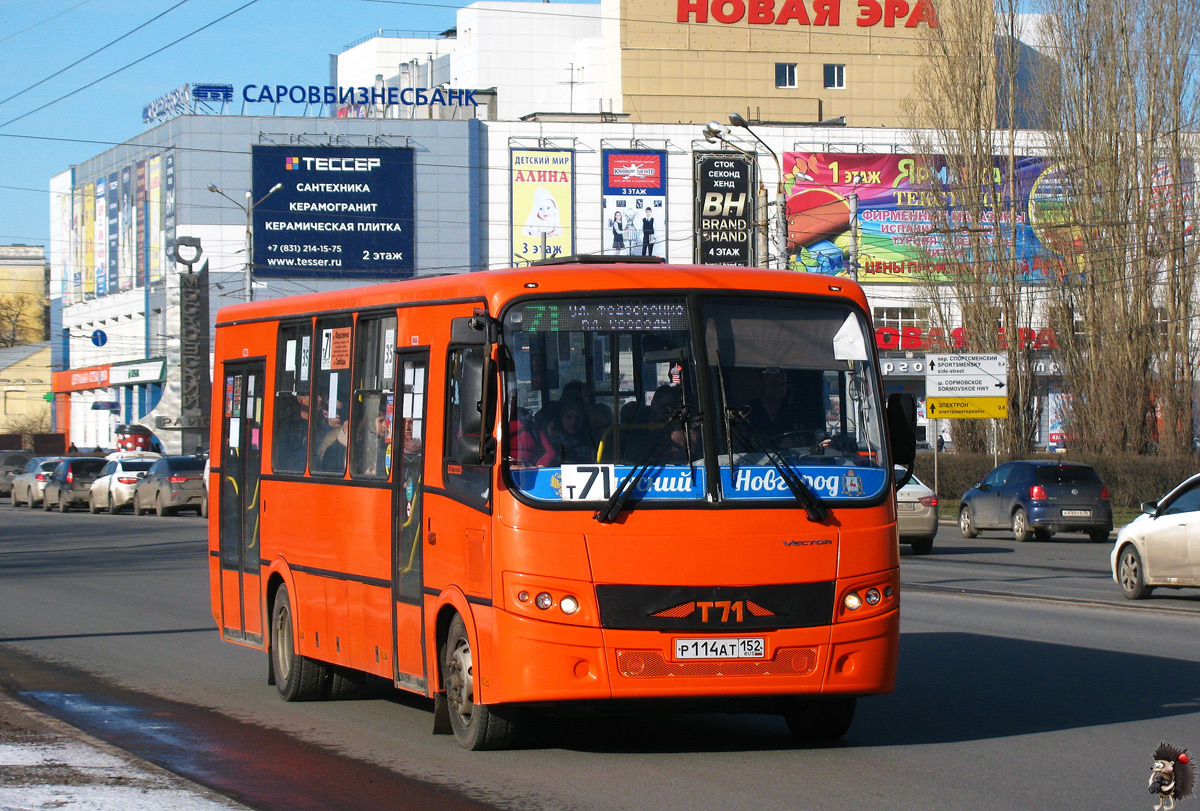Нижегородская область, ПАЗ-320414-05 "Вектор" № Р 114 АТ 152