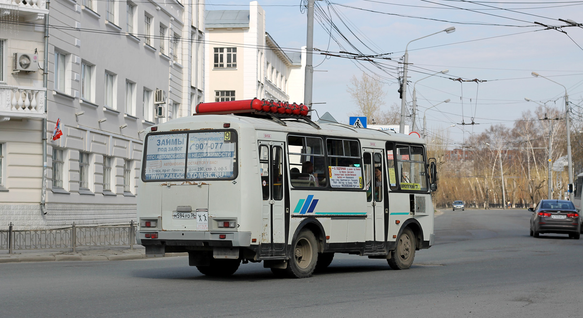 Томская область, ПАЗ-32053 № М 594 УО 36