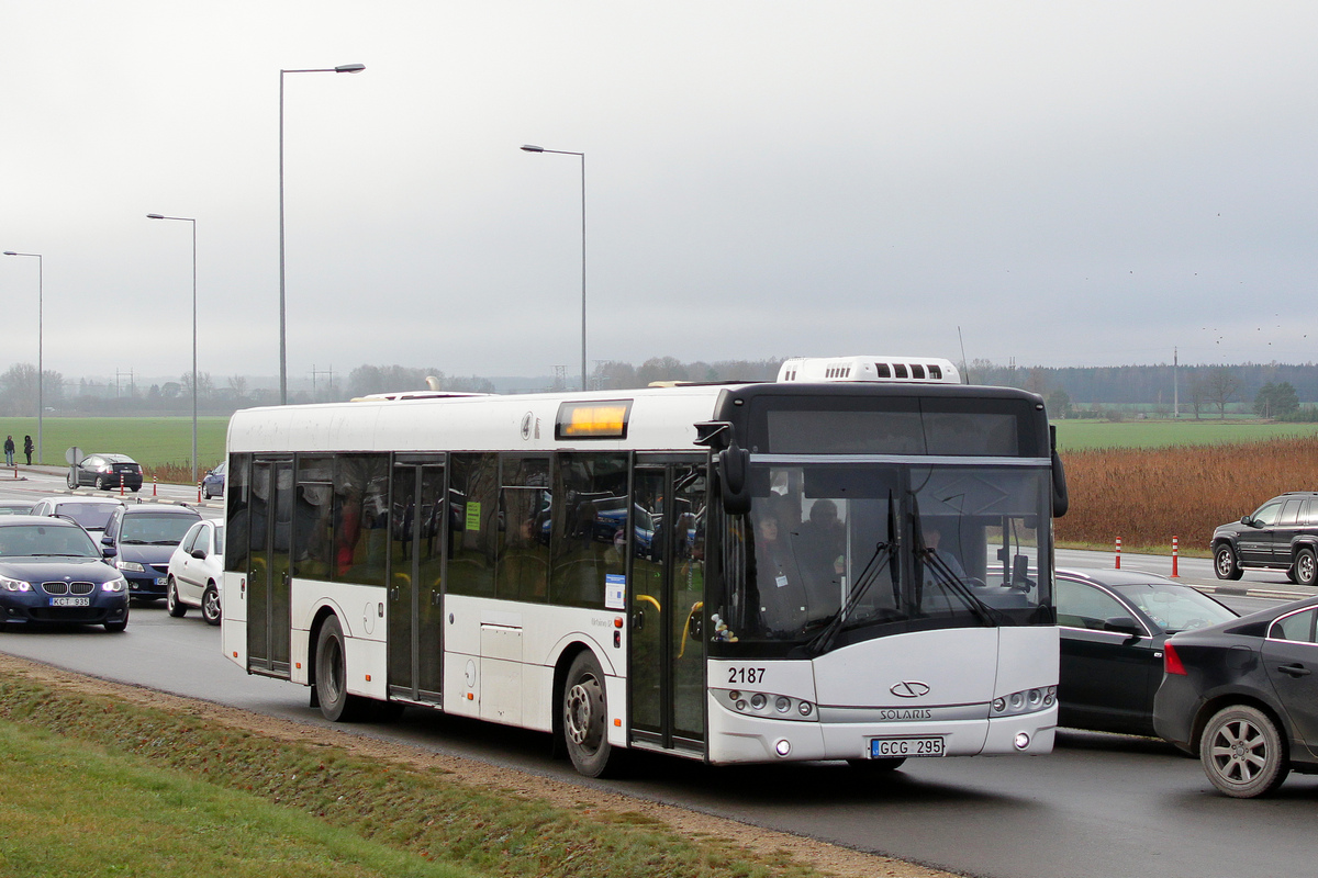 Lietuva, Solaris Urbino III 12 hybrid № 2187