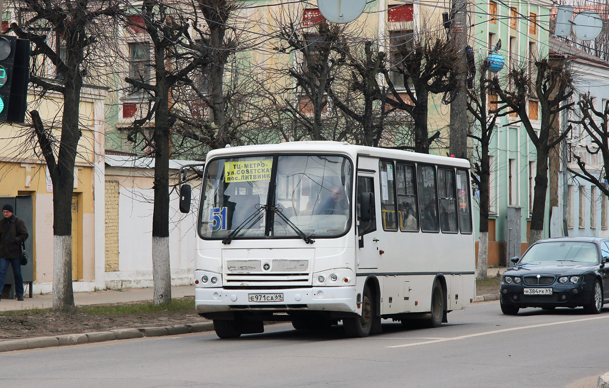 Тверская область, ПАЗ-320402-05 № Е 971 СА 69