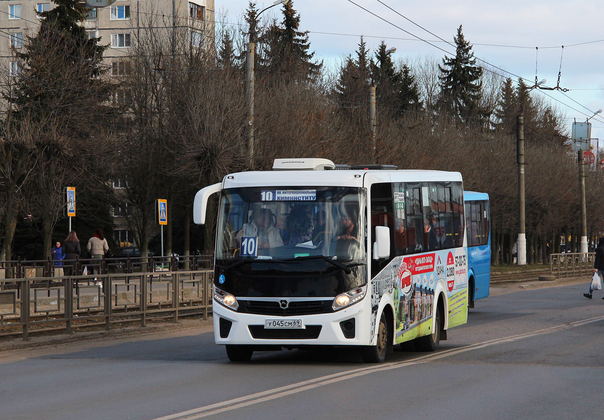 Тверская область, ПАЗ-320435-04 "Vector Next" № У 045 СМ 69