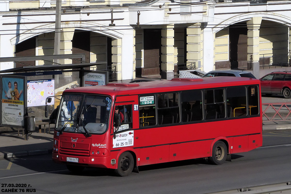 Ярославская область, ПАЗ-320412-14 № У 766 ОО 76