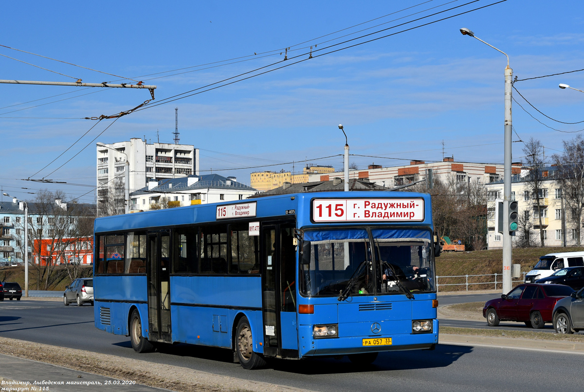 Владимирская область, Mercedes-Benz O405 № РА 057 33