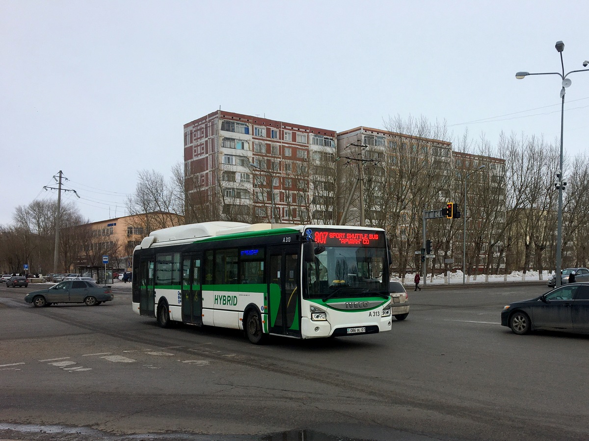 Астана, IVECO Urbanway 12M Hybrid (СарыаркаАвтоПром) № A313