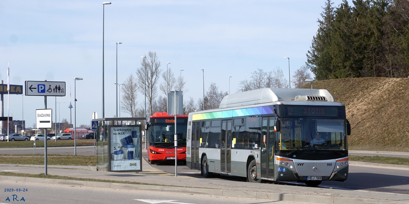 Литва, Castrosua CS.40 City Versus GNC 12 № 988; Литва — Конечные пункты, автобусные вокзалы