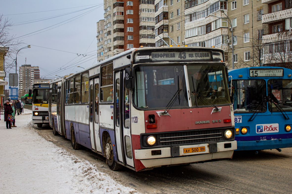 Sverdlovsk region, Ikarus 283.10 # 1120