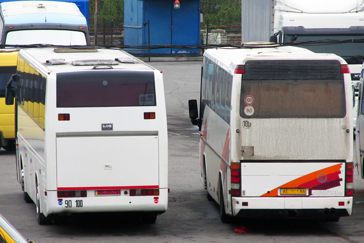 Dnepropetrovsk region, EOS 90 sz.: Т4 НН 4961; Dnepropetrovsk region, Neoplan N316SHD Transliner sz.: AE 7821 AA