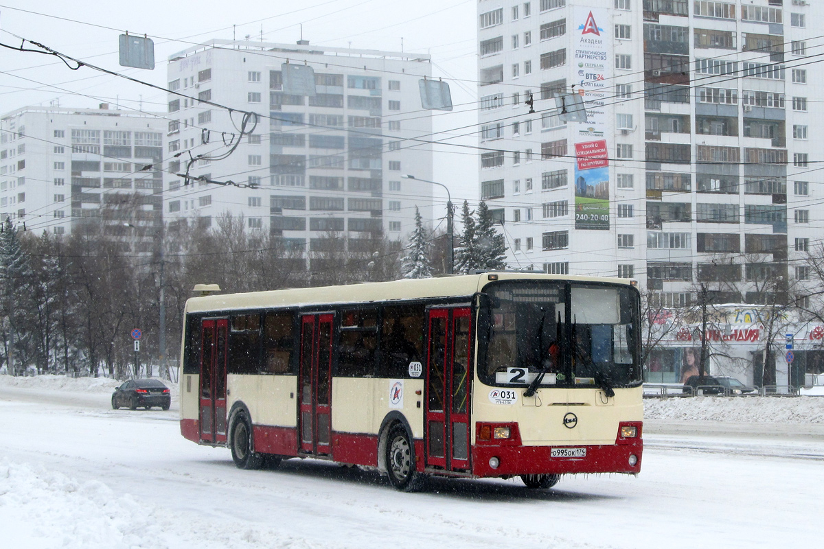 Челябинская область, ЛиАЗ-5256.53 № 031