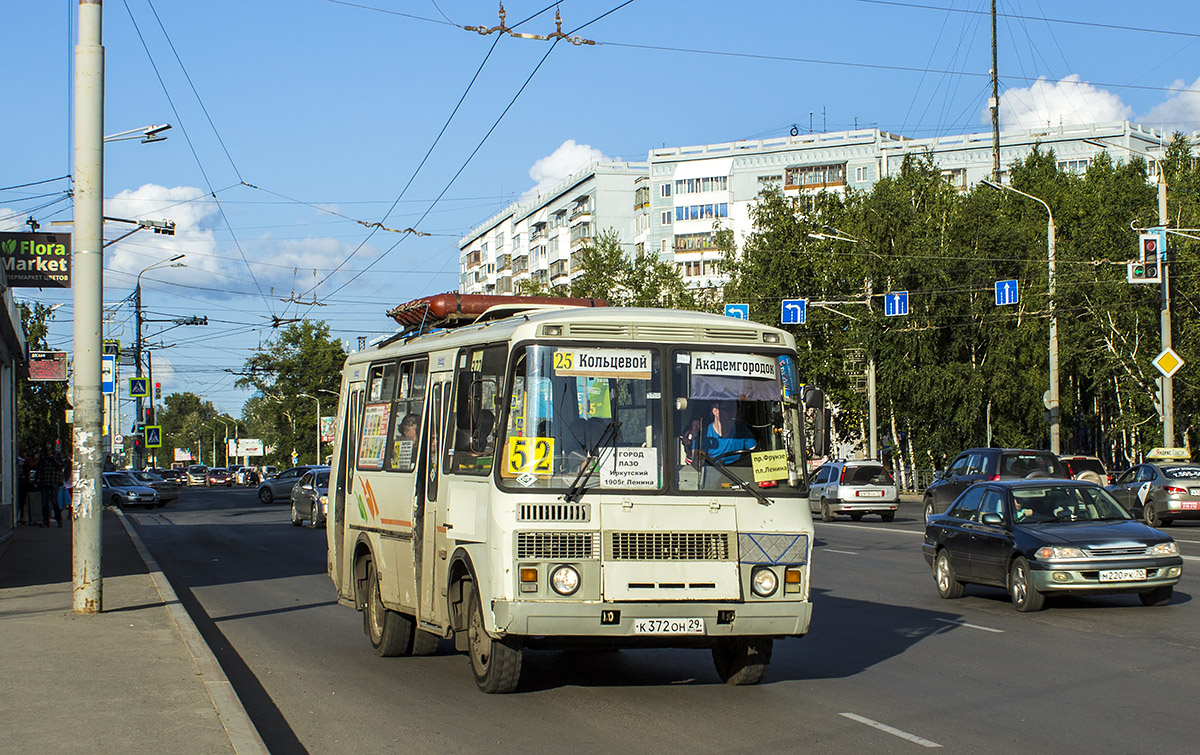 Томская область, ПАЗ-32054 № К 372 ОН 29