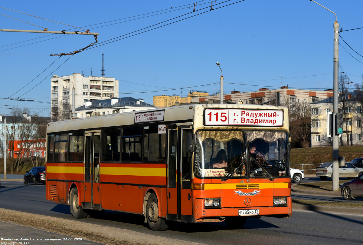 Владимирская область, Mercedes-Benz O405 № Е 785 МО 33