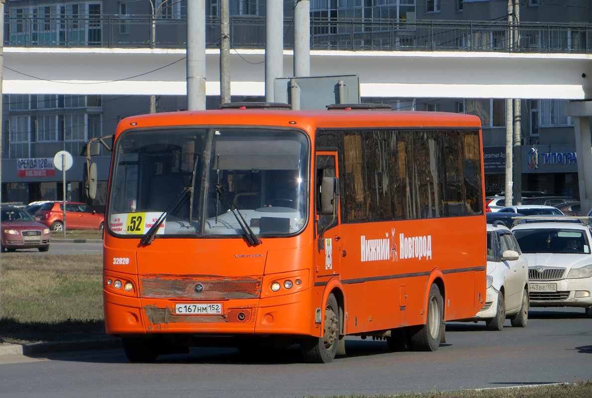 Нижегородская область, ПАЗ-320414-04 "Вектор" № 32020