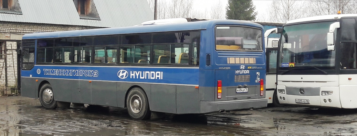 Ярославская область, Hyundai New Super AeroCity № М 494 АР 76