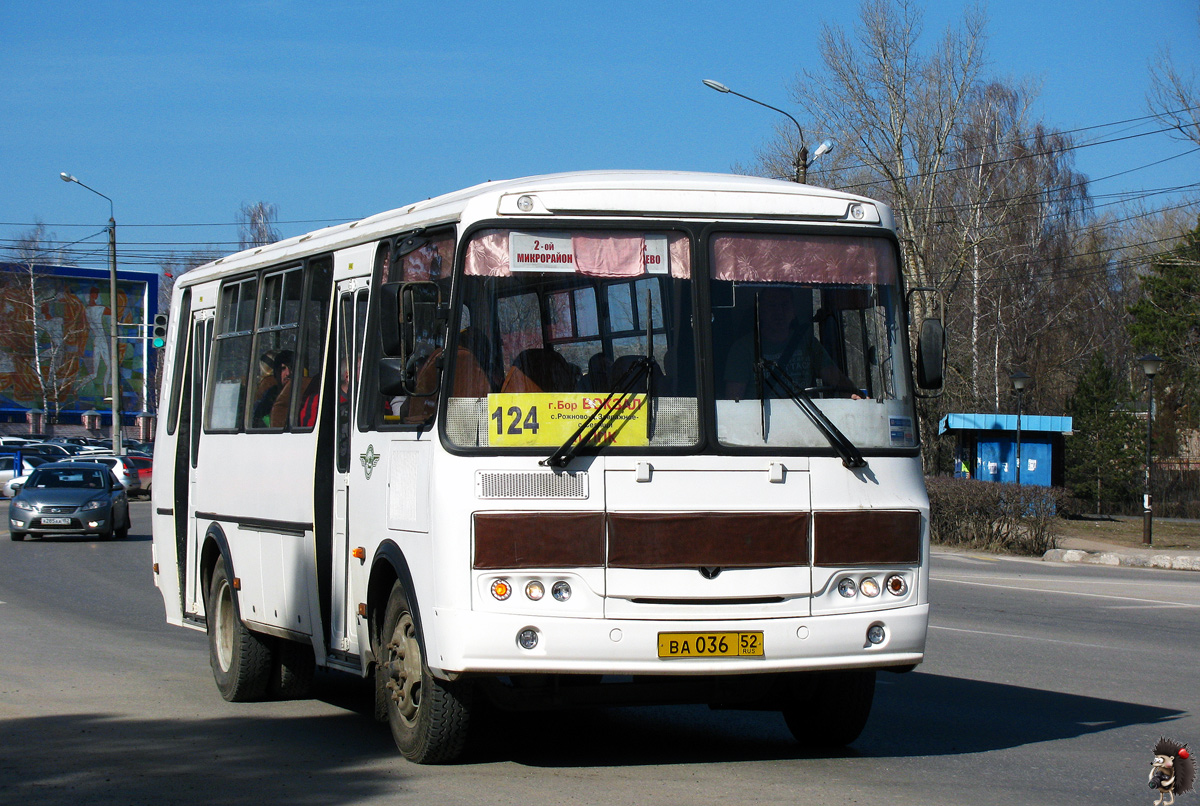 Нижегородская область, ПАЗ-4234-04 № ВА 036 52