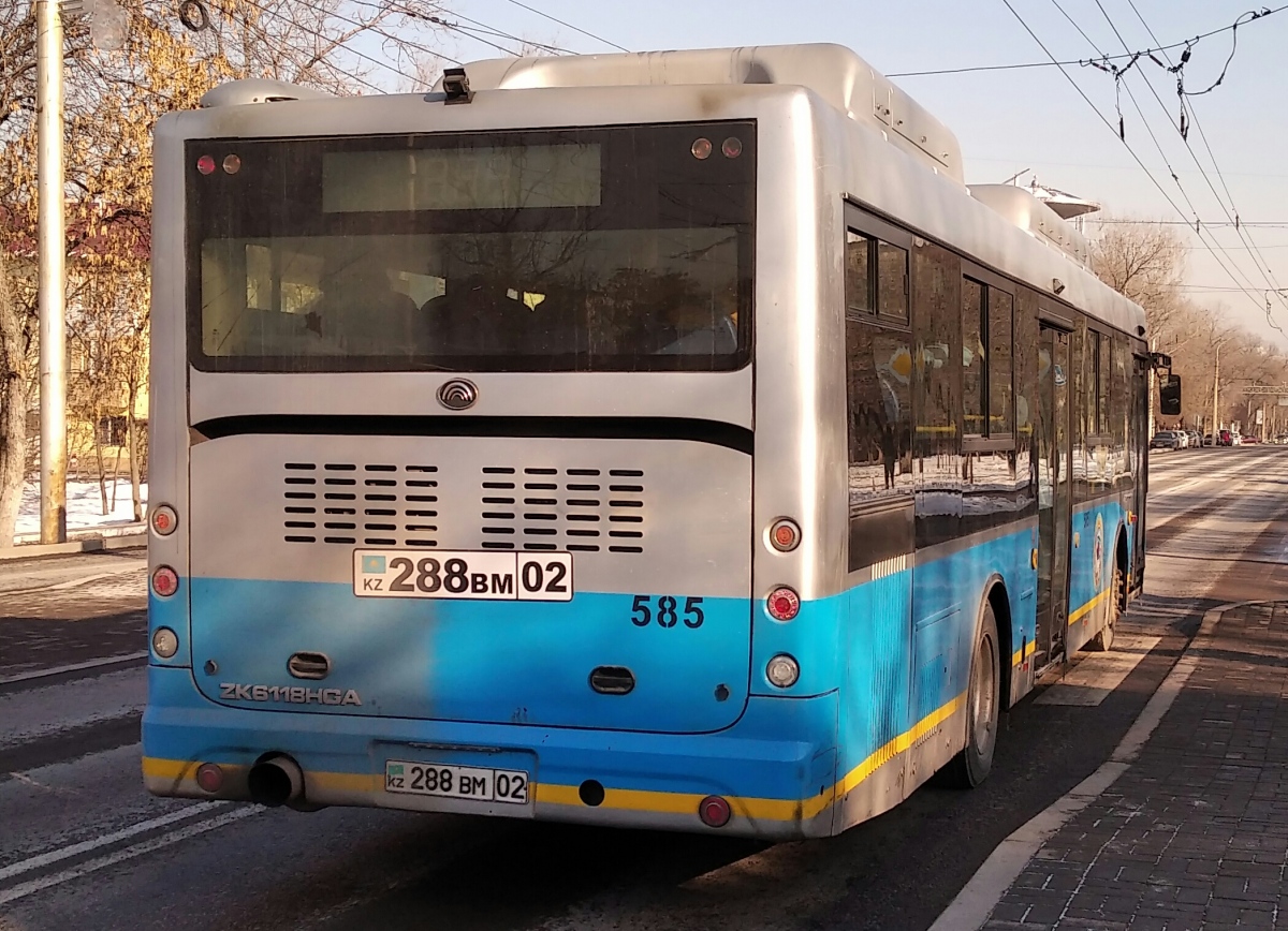 Almaty, Yutong ZK6118HGA č. 585