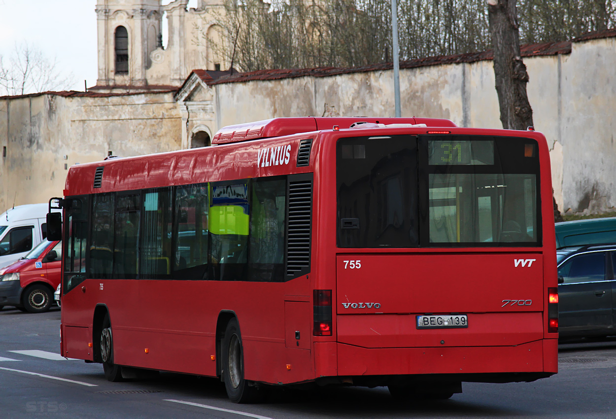 Литва, Volvo 7700 № 755