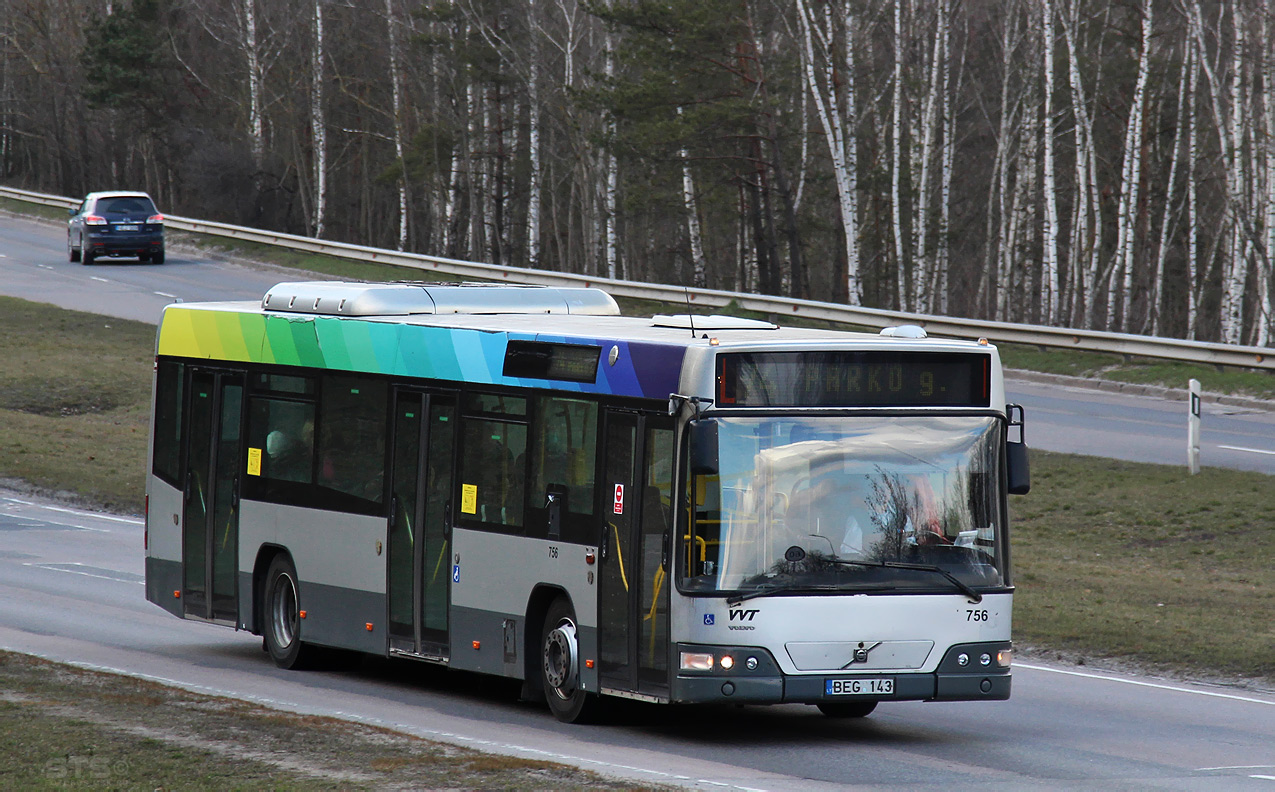 Литва, Volvo 7700 № 756