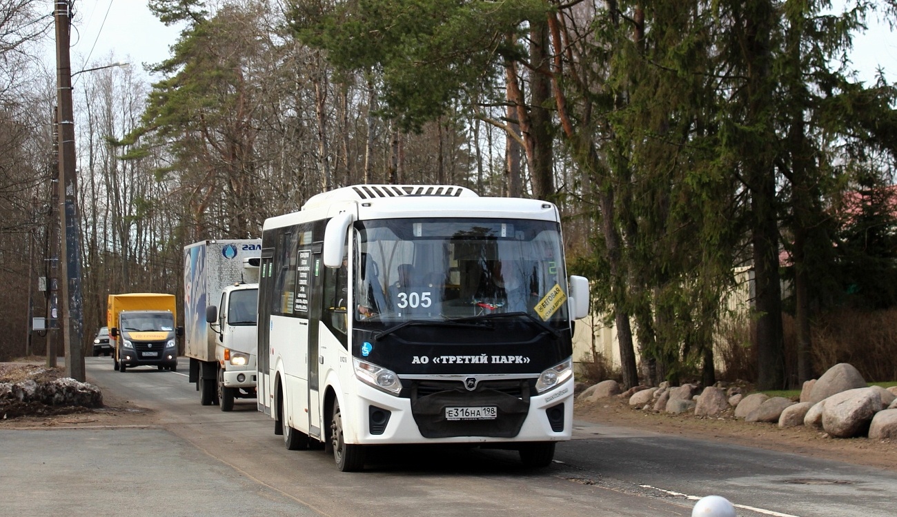 Санкт-Петербург, ПАЗ-320435-04 "Vector Next" № Е 316 НА 198