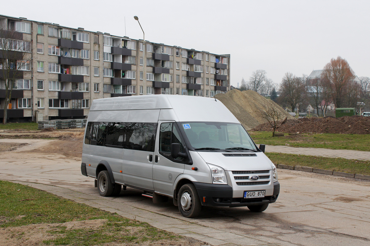 Litauen, Ford Transit 155T460 Nr. GUO 870