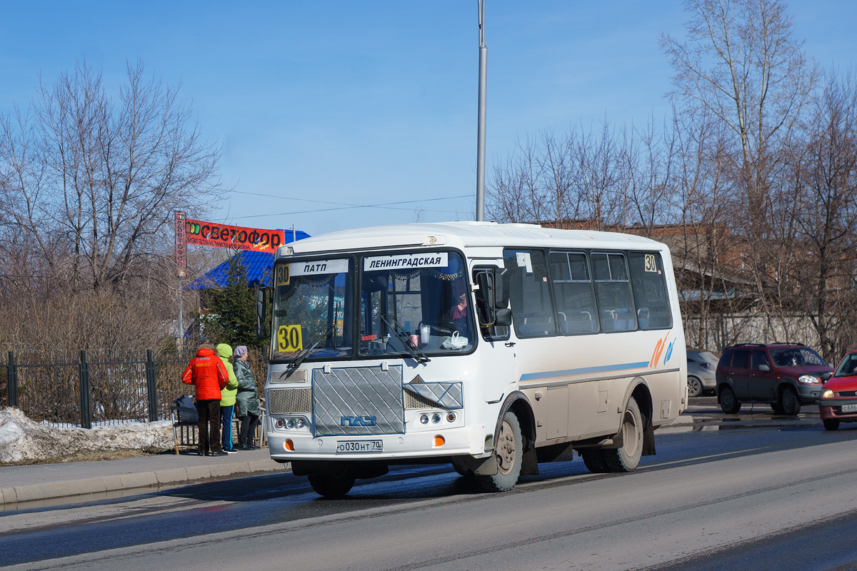 Томская область, ПАЗ-32054 № О 030 НТ 70