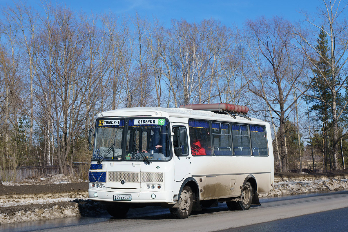 Томская область, ПАЗ-32054 № Е 979 УО 70