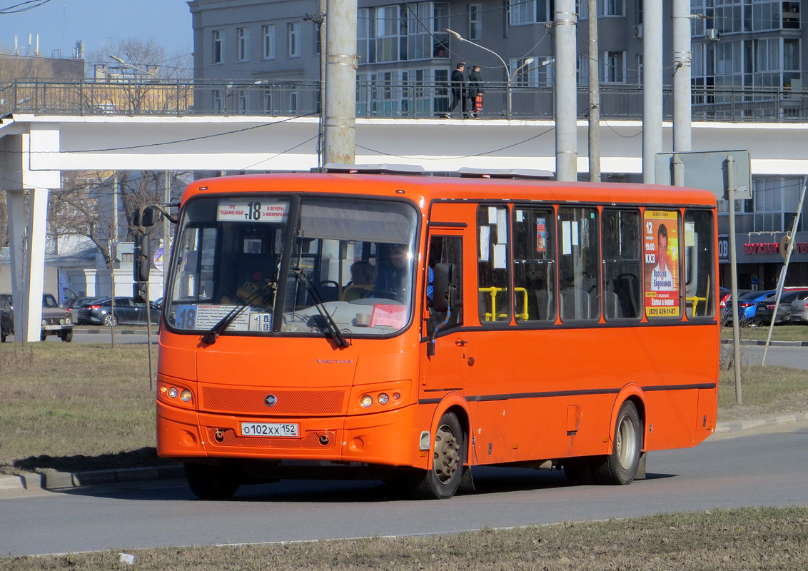 Нижегородская область, ПАЗ-320414-05 "Вектор" № О 102 ХХ 152