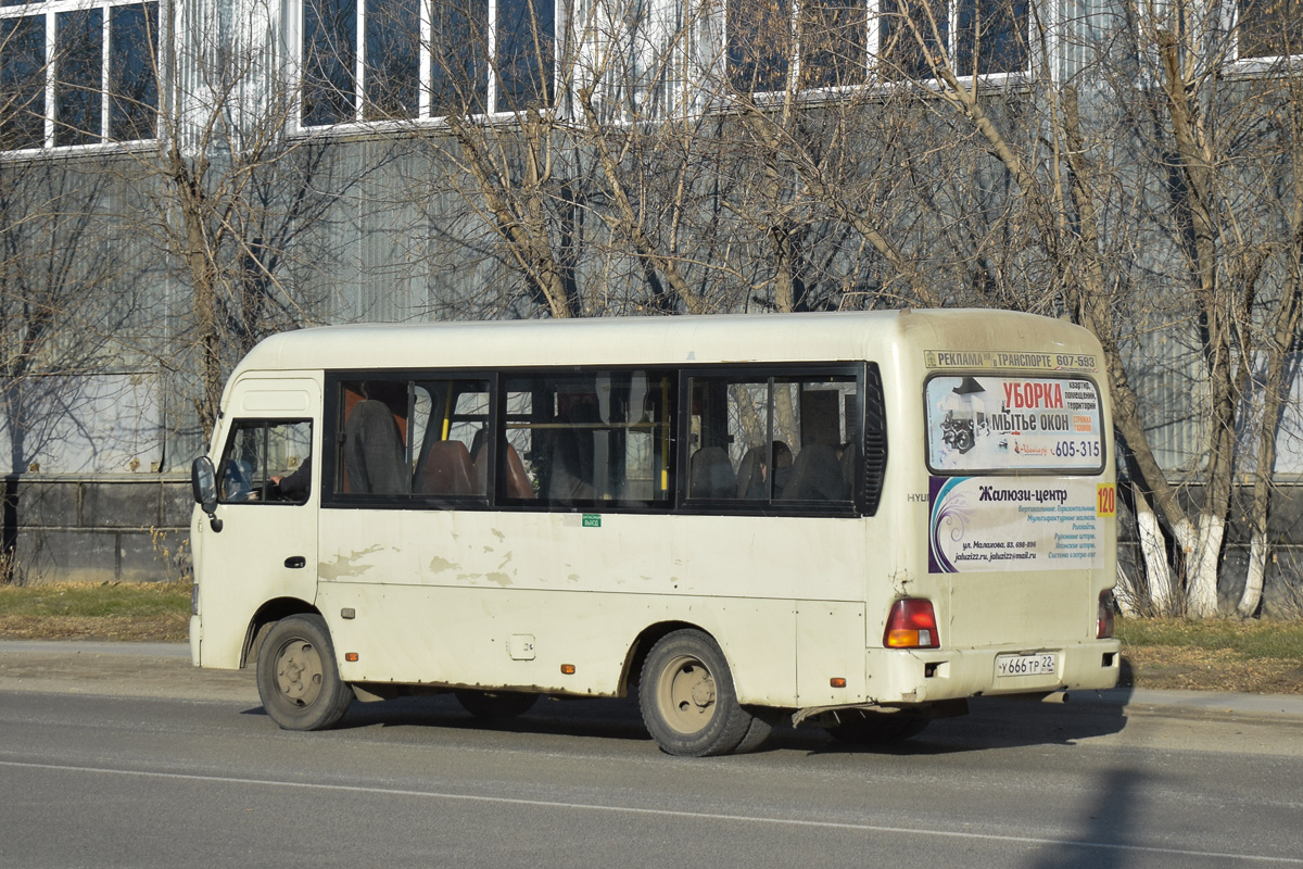 Алтайский край, Hyundai County SWB C08 (РЗГА) № У 666 ТР 22