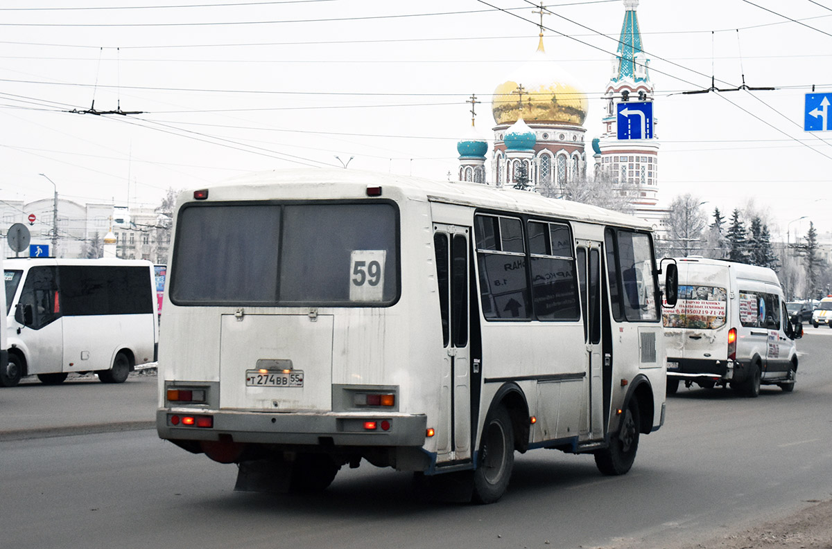 Омская область, ПАЗ-32054 № Т 274 ВВ 55