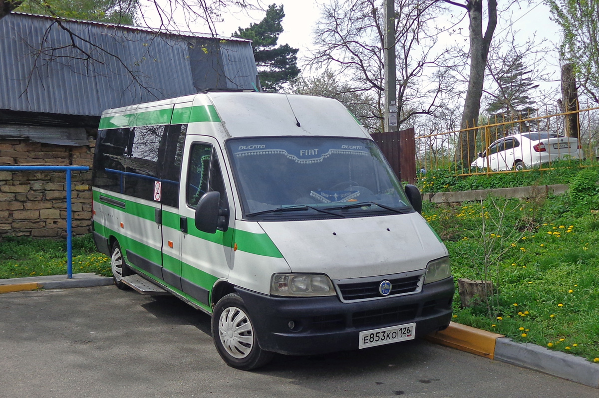 Ставропольский край, FIAT Ducato 244 CSMMC-RLL, -RTL № Е 853 КО 126