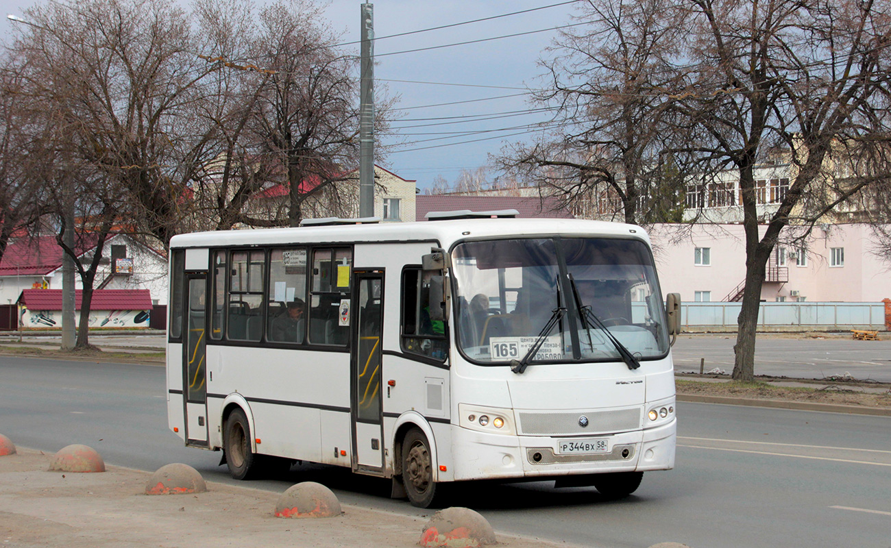 Пензенская область, ПАЗ-320412-04 "Вектор" № Р 344 ВХ 58