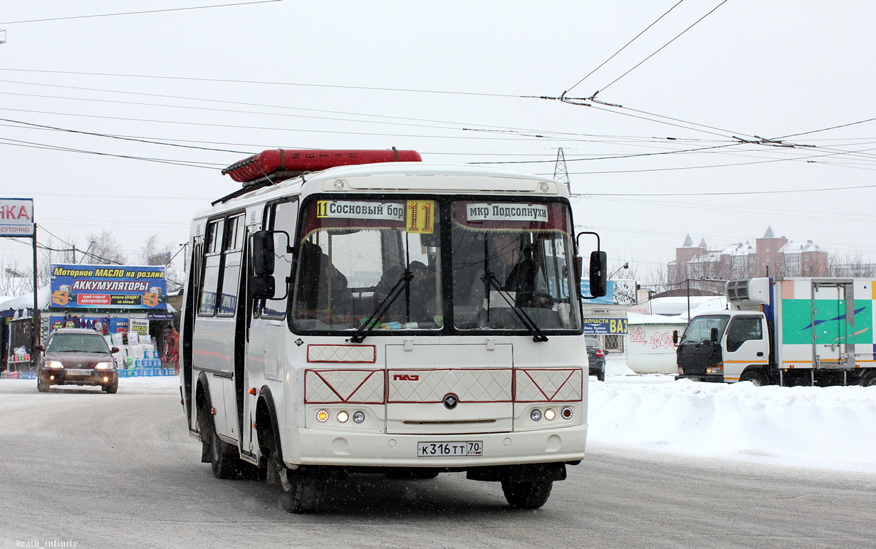 Томская область, ПАЗ-32054 № К 316 ТТ 70