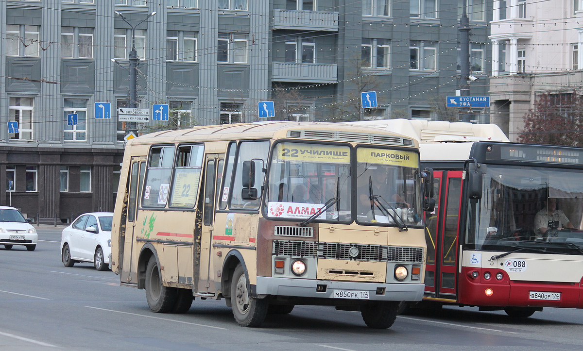 Челябинская область, ПАЗ-32054 № М 850 РК 174