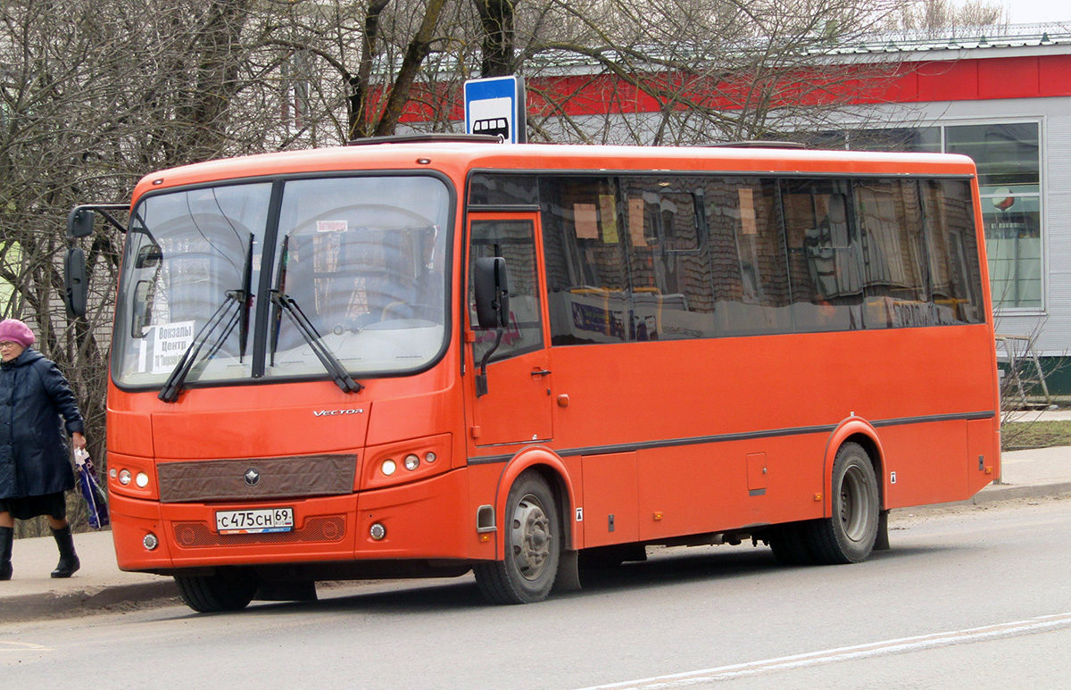 Тверская область, ПАЗ-320414-04 "Вектор" № С 475 СН 69