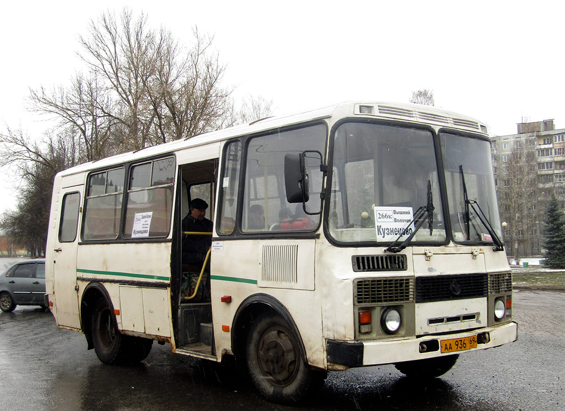 Тверская область, ПАЗ-32053 № АА 936 69