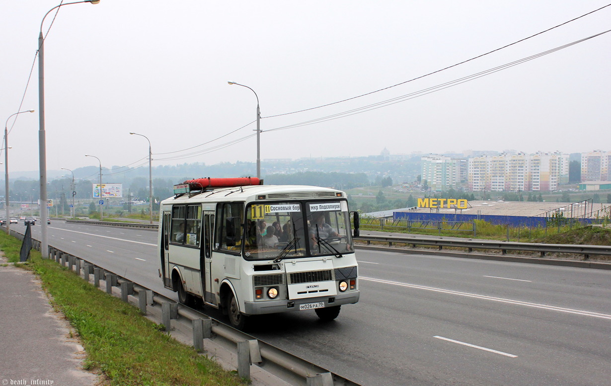 Томская область, ПАЗ-32054 № М 026 РА 70