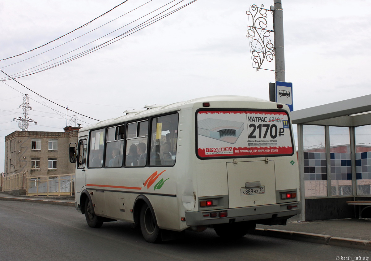 Tomsko sritis, PAZ-32054 Nr. К 889 НХ 70