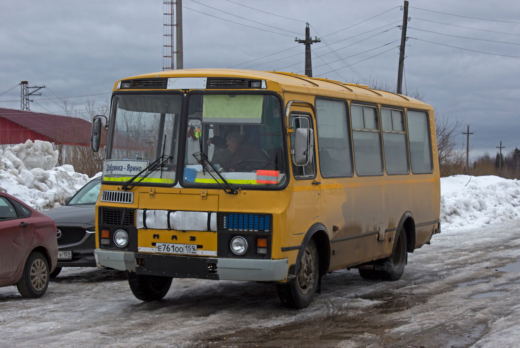 Пермский край, ПАЗ-3205-110 № Е 761 ОО 159