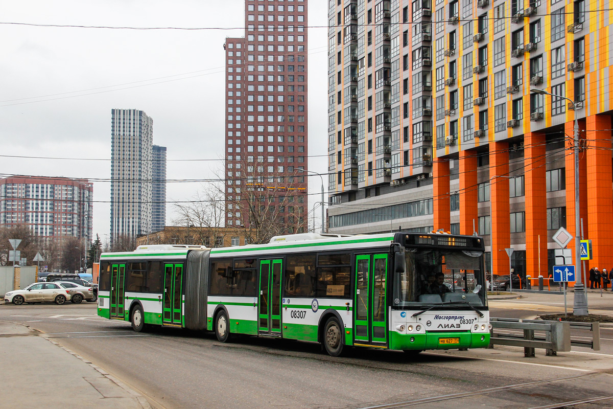 Moskau, LiAZ-6213.22 Nr. 08307