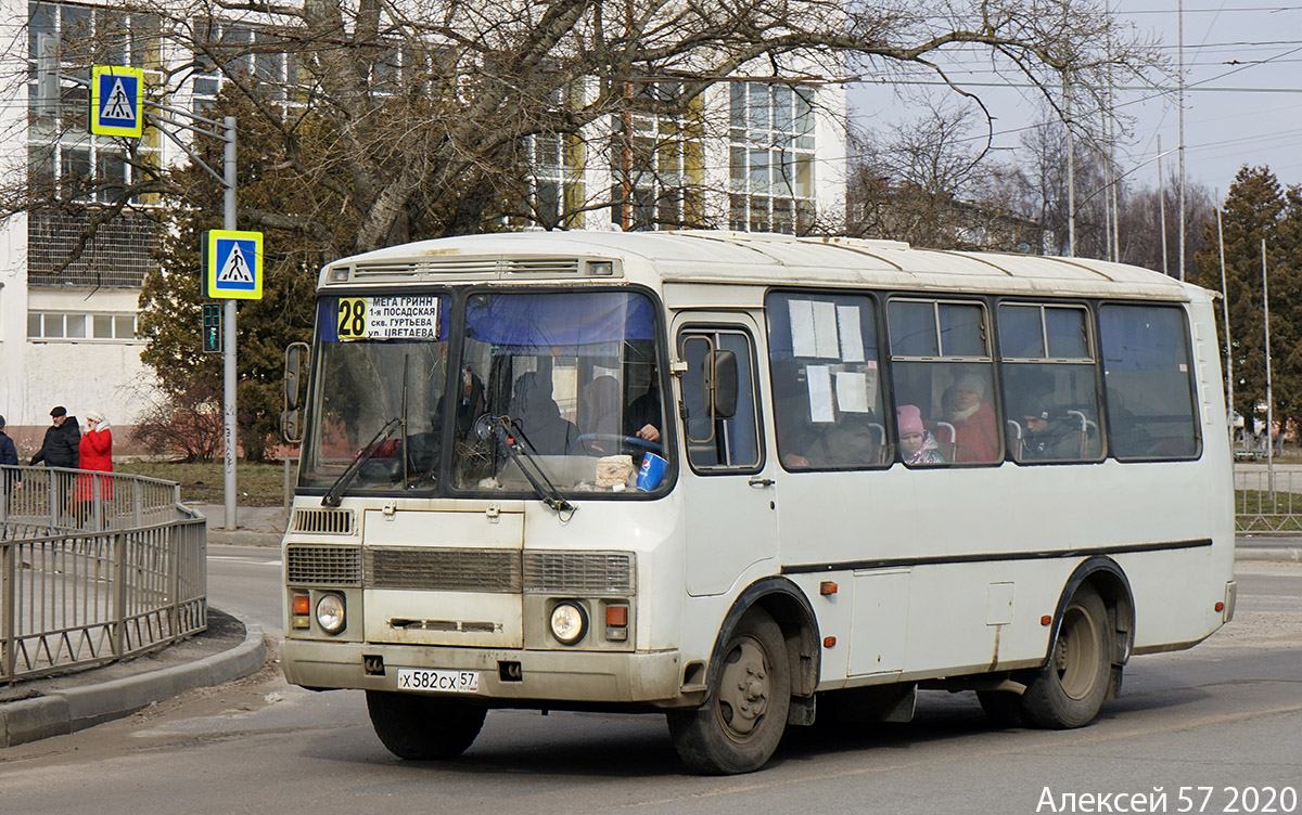 Орловская область, ПАЗ-32054-07 № Х 582 СХ 57