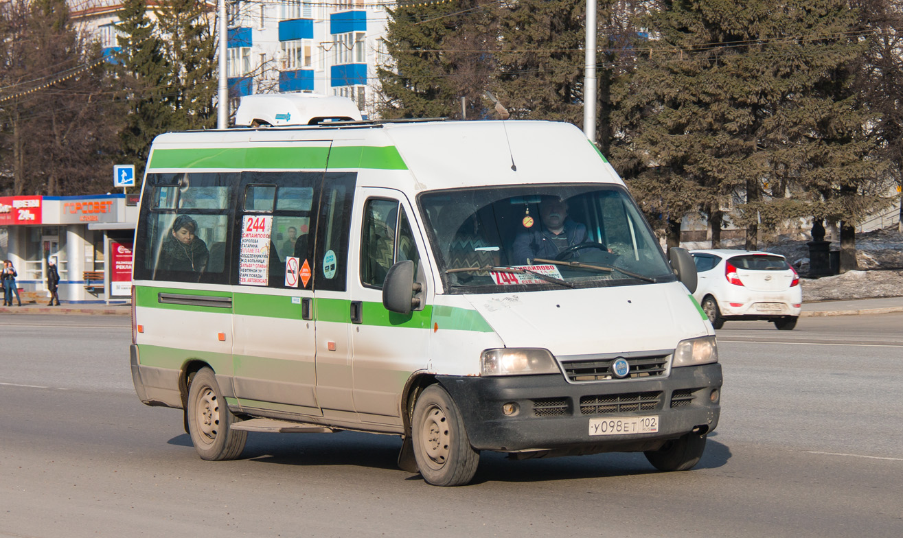 Башкортостан, FIAT Ducato 244 CSMMC-RLL, -RTL № У 098 ЕТ 102