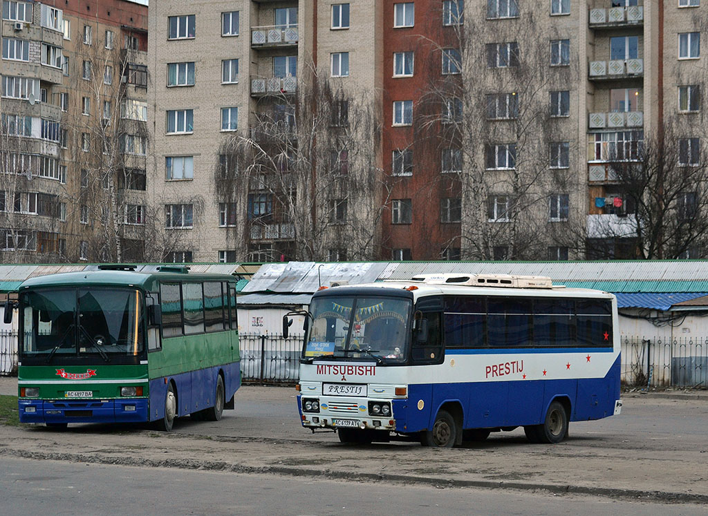 Волынская область, TEMSA Prestij № AC 6139 AT; Волынская область, UVG Unistar № AC 6897 BA