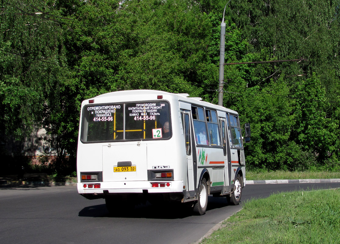 Нижегородская область, ПАЗ-32054 № АО 093 52