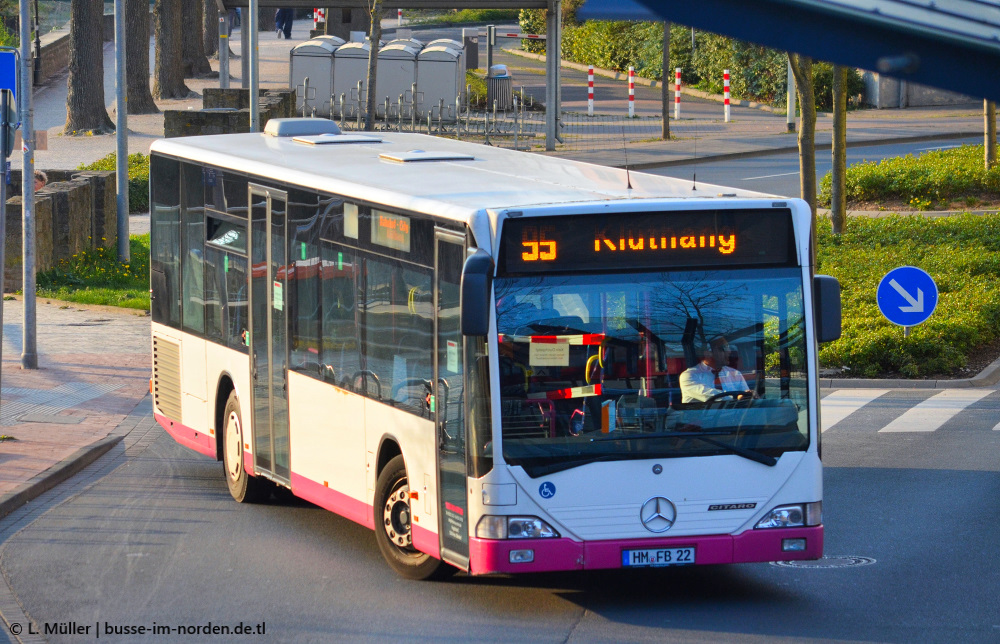 Нижняя Саксония, Mercedes-Benz O530Ü Citaro Ü № HM-FB 22