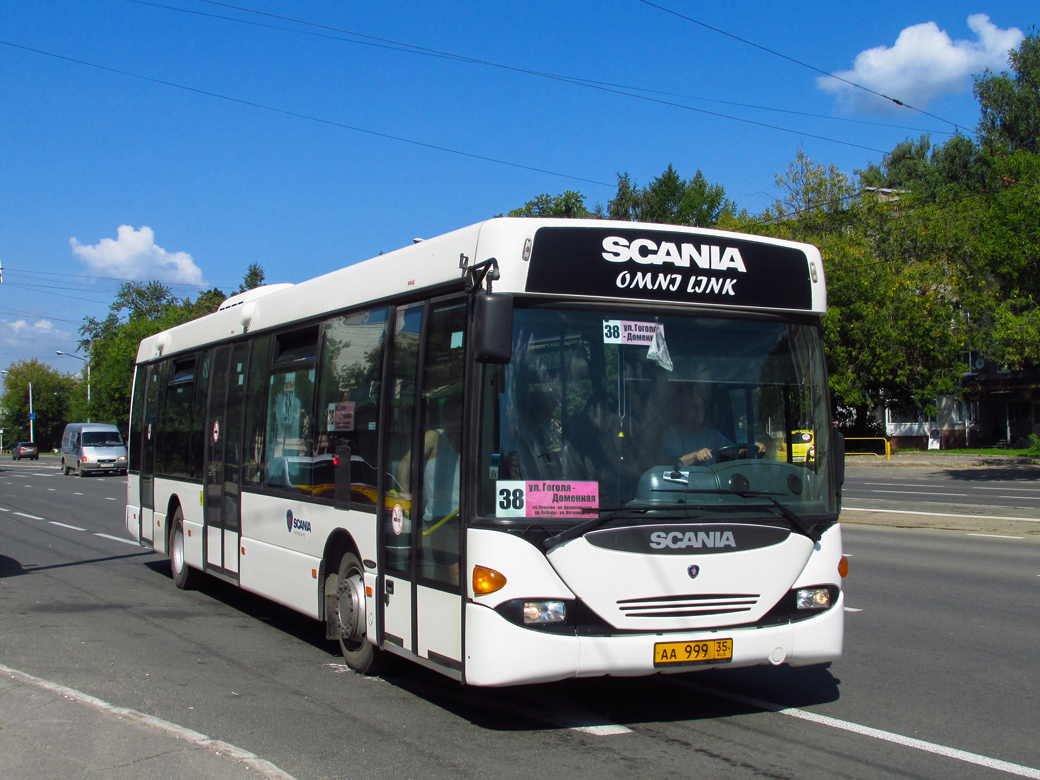 Вологодская область, Scania OmniLink I (Скания-Питер) № АА 999 35