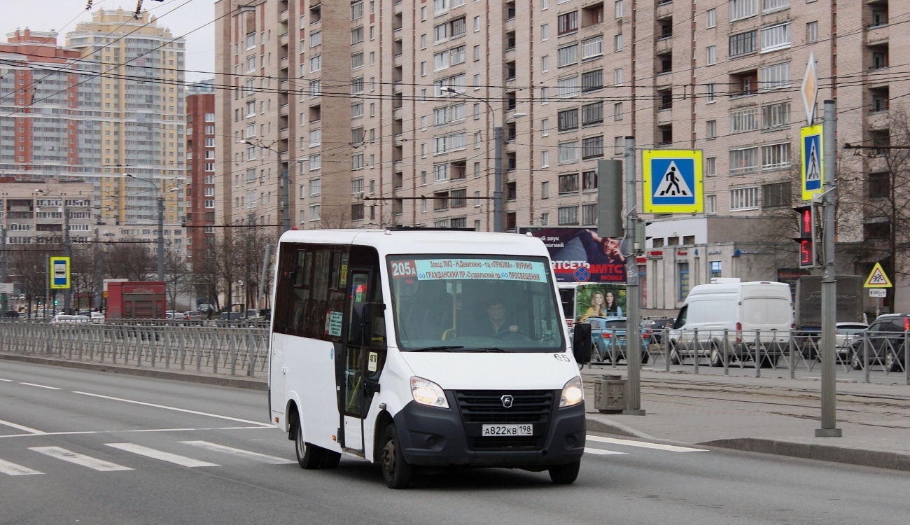 Санкт-Петербург, ГАЗ-A64R42 Next № А 822 КВ 198