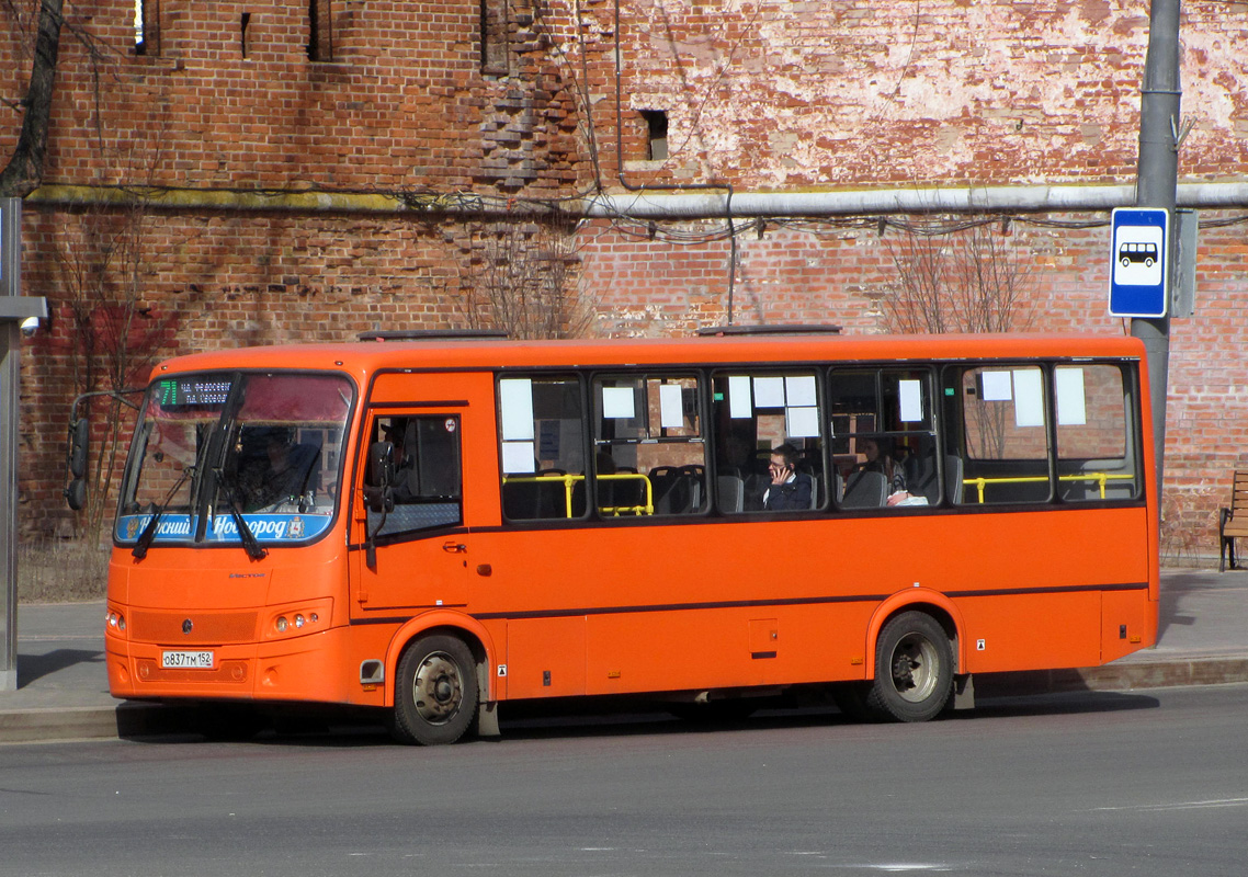 Nizhegorodskaya region, PAZ-320414-05 "Vektor" (1-2) č. О 837 ТМ 152