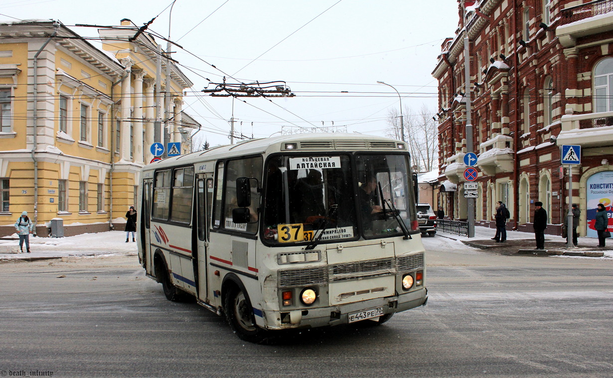 Томская область, ПАЗ-32054 № Е 443 РЕ 70